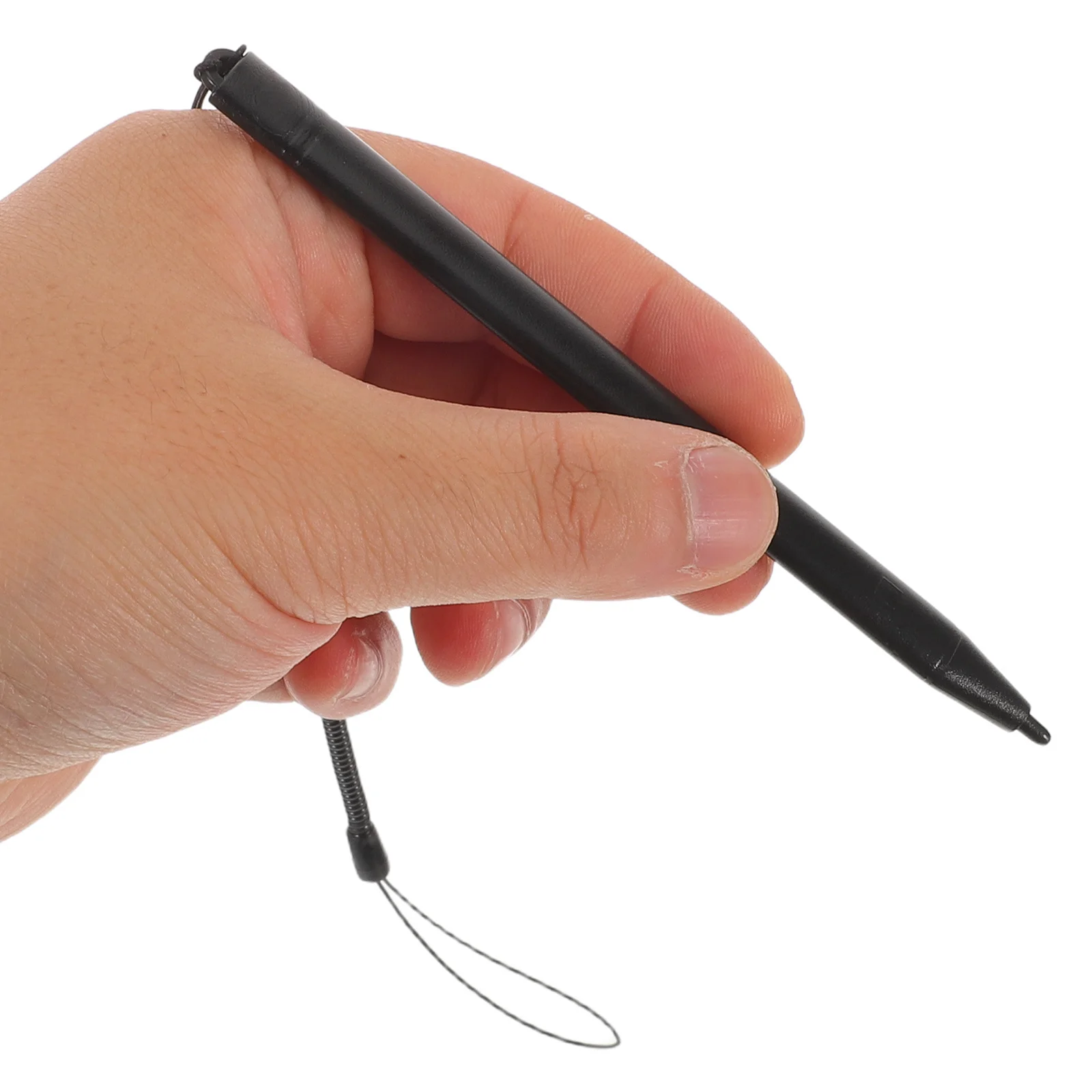 

5Sets Resistive Screen Stylus Pen Plastic Sketching Drawing Painting Touch Pen Spring Rope LCD Writing Tablet Portable