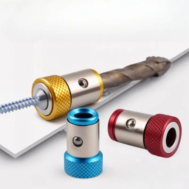 Magnetic Screwdriver Bit Holder Set - Strong Removable Magnetizer Adapter for Multiple Batch Headers Lock Anti-slip