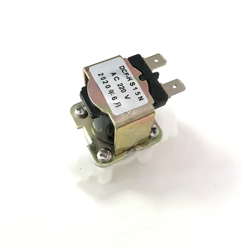 1PC valvola a solenoide di Plastica DN15 G1/2 "Filetto Femmina DC 12V DC 24V AC 220V NO NC Acqua di Scarico Della Valvola Senza Controllo/funzione di Filtro