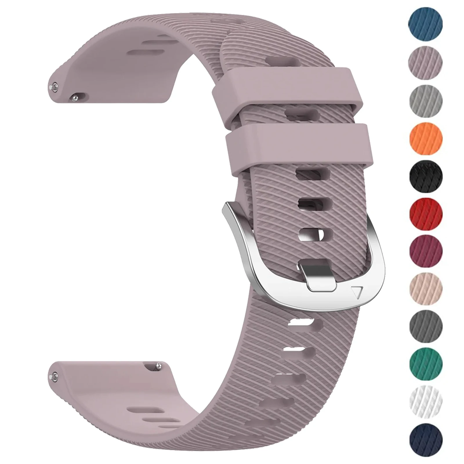 18/20/22mm Strap For Garmin Forerunner 170 70 255S 245 645 970 570 55/Venu 4 3 3S 2 2S/Vivoactive 6 5 4 Silicone Band Bracelet