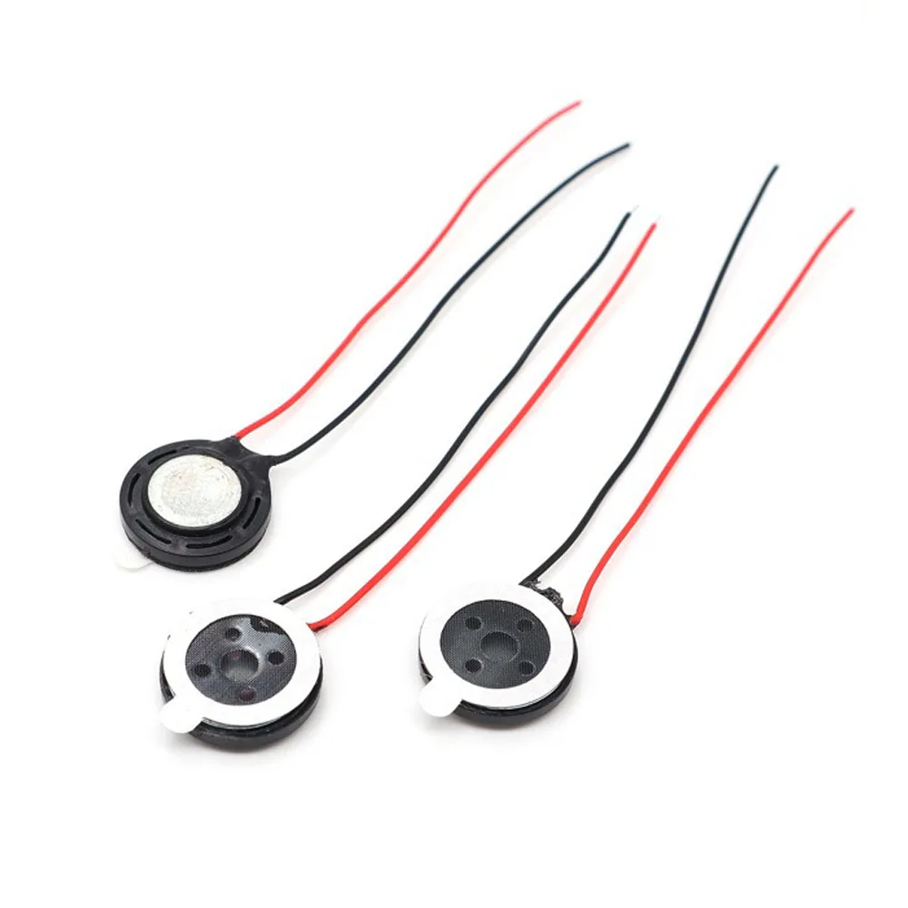 5pcs 8Ohm 1W Speaker Horn 13mm×3.5mm Small Loudspeakers for Toys Bluetooth Headphones Mini Loud speakers
