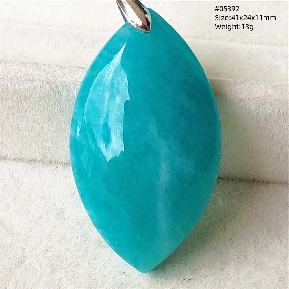 Natural Green Amazonite Gemstone Pendant Rare Jewelry Women Men Stone Water Drop Oval Blue Amazonite Necklace AAAAAA