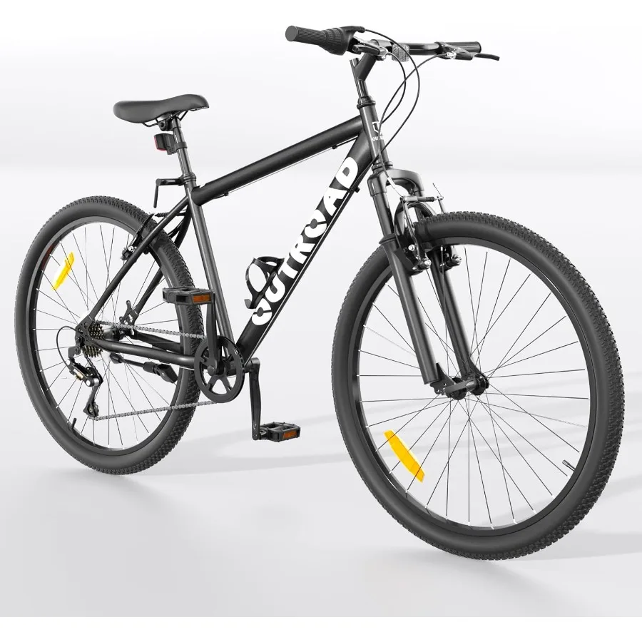 

26 inch Mountain Bike with 7 21 Speeds Lightweight Cycling Bicycles Dual Disc V Brake Metal Frame Bicycle for Men and Women Adu