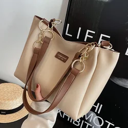 One-shoulder Commuter Tote Bag PU Popular Bag Women's Large Capacity 2023 New Fashion Shoulder Work Handbag for Women Office