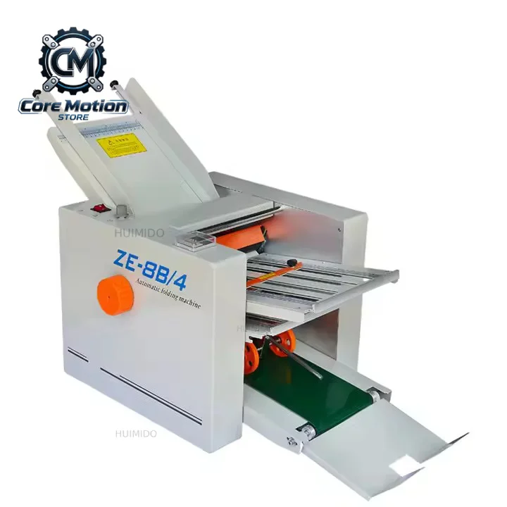 ZE-8B/4 High Quality Desktop A3 Paper Folding Machine Digital Automatic Grade for Greeting Cards Books Brochures Core Motor