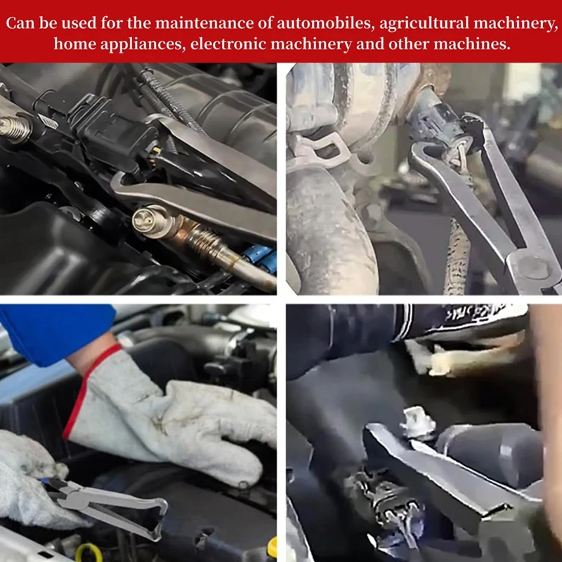 Alicates de desconexión eléctrica caliente, alicates de conector eléctrico para automóviles, alicates de tubo de Clip de gasolina de línea de combustible, para enchufes estilo pestaña