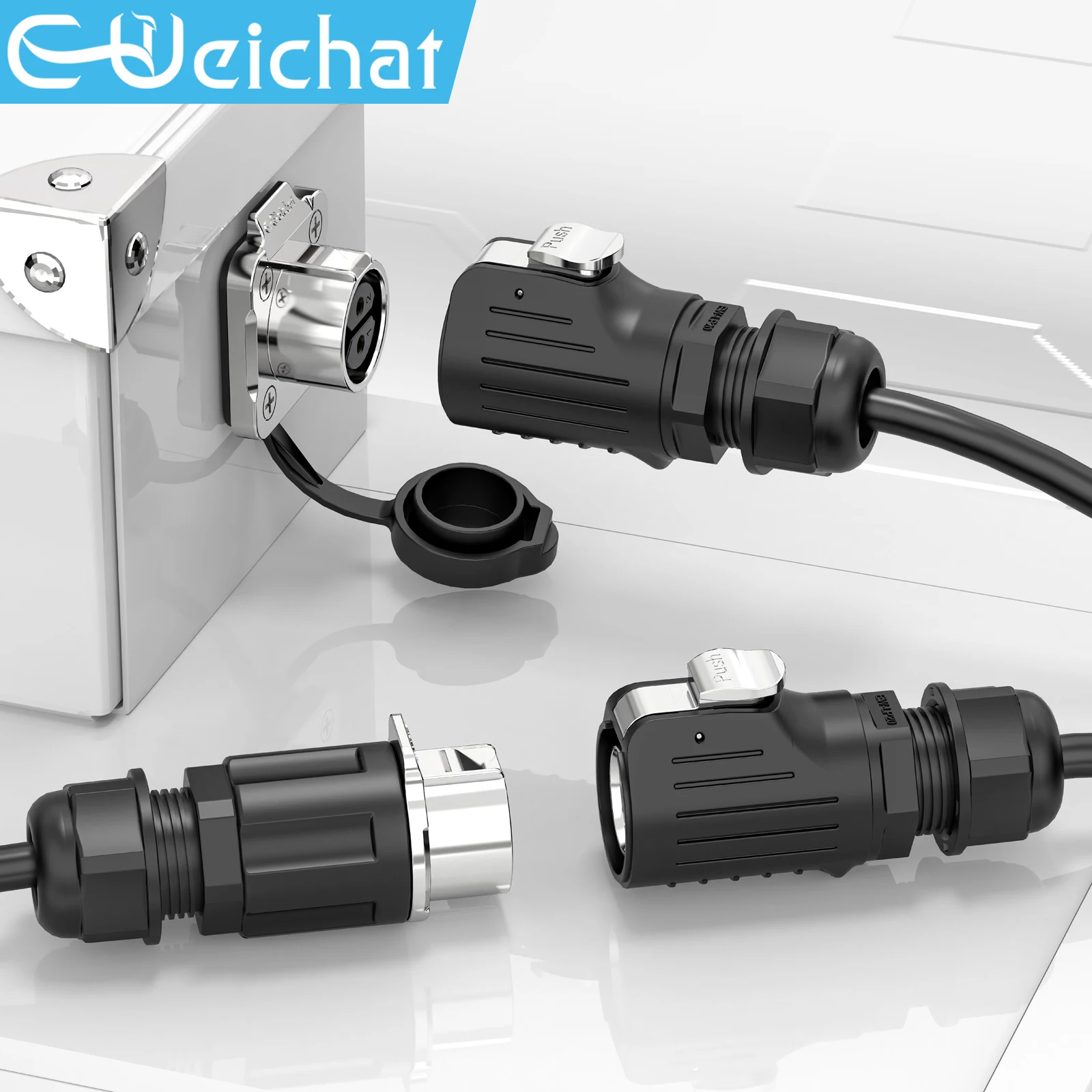 LP20 Male & Female Plug IP68 Waterproof Connector Screw Wiring Solderless Industrial Aviation Electrical Connector M20 2-7 Pin