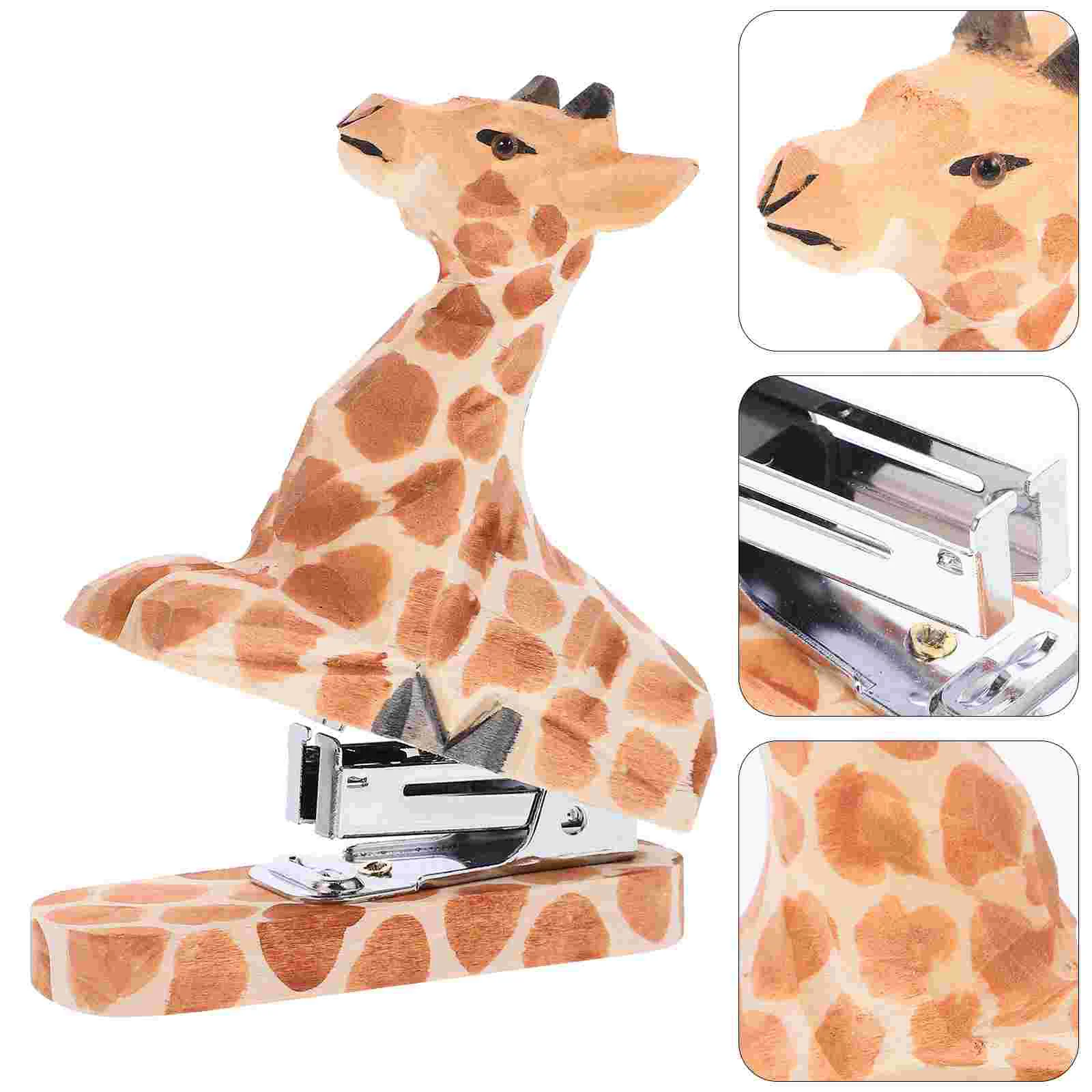 Tank Animal Stapler The Desk Accessories Organizer Wooden Staplers Office Animals