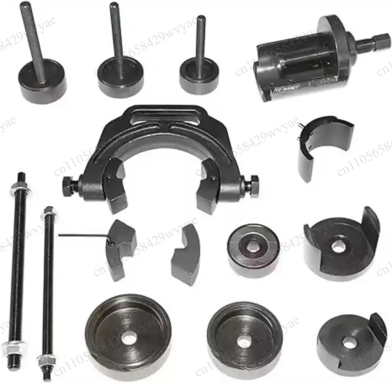 Rear Axle Bushing Removal Tool Kit, Rear Camber Angle Rubber & Iron Sleeve Extractor Set