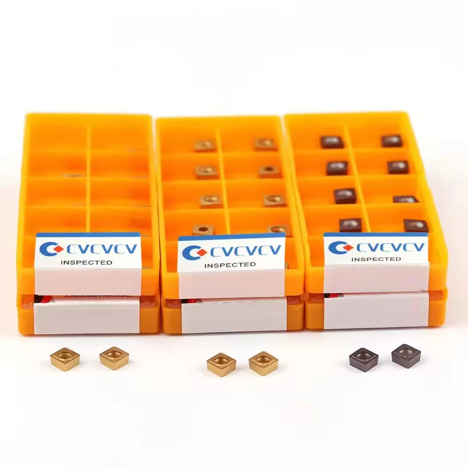 ส่วนลด10PCS CCMT070204/08UE6020 CCMT060204/08 VP15TF คาร์ไบด์แทรกใบมีดเครื่องตัดเครื่องมือกลึง CNC เครื่องมือผู้ถือ