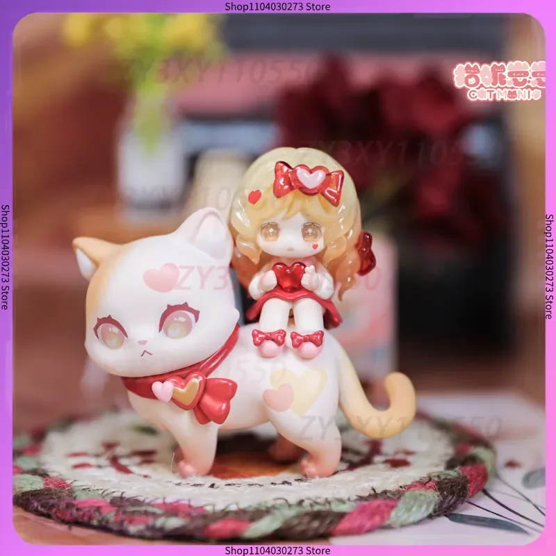 

Новая натуральная милая серия «Котенок-компаньон» Emilya, слепая коробка, модная игрушечная фигурка, милый женский загадочный подарок на день рождения, кавайный орнамент