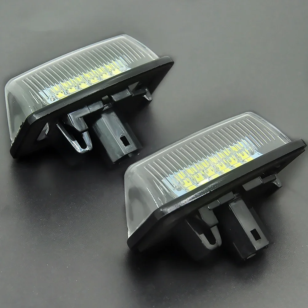 WF-2Pcs For Toyota Alphard Wish Noah/Voxy Estima Caldina Corolla Crown Majesta Starlet Sprinter Celica Raum LED License Plate Li