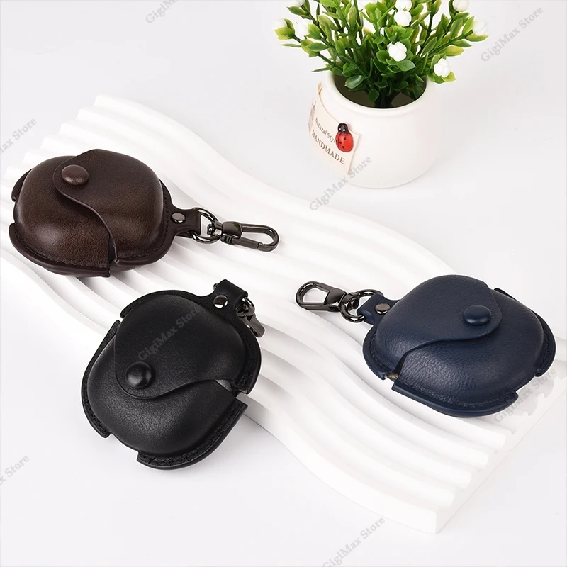 Funda de cuero con hebilla para auriculares, Funda para Samsung Buds 2 Pro FE Live, Samsung Galaxy Buds2 Pro Buds FE Pro Live