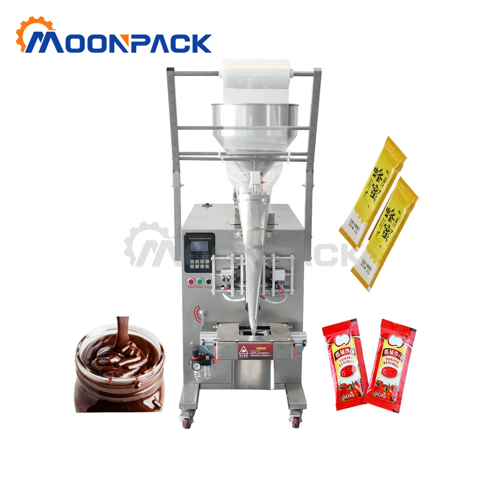 

Moonpack MP-VFFS-P1-200g Packaging Machine Automatic Food Aluminum Foil Small Plastic Bags Sachet Multifunction Packing Machine