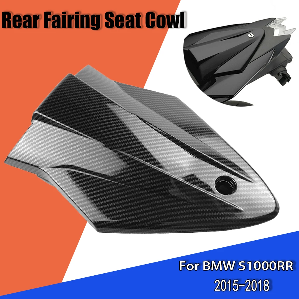 

For BMW S1000RR S1000R S 1000 RR S 1000 R 2015-2018 Motorcycle Rear Passenger Seat Cover Hump Seat Cowl Rear Faring Seat Cowl