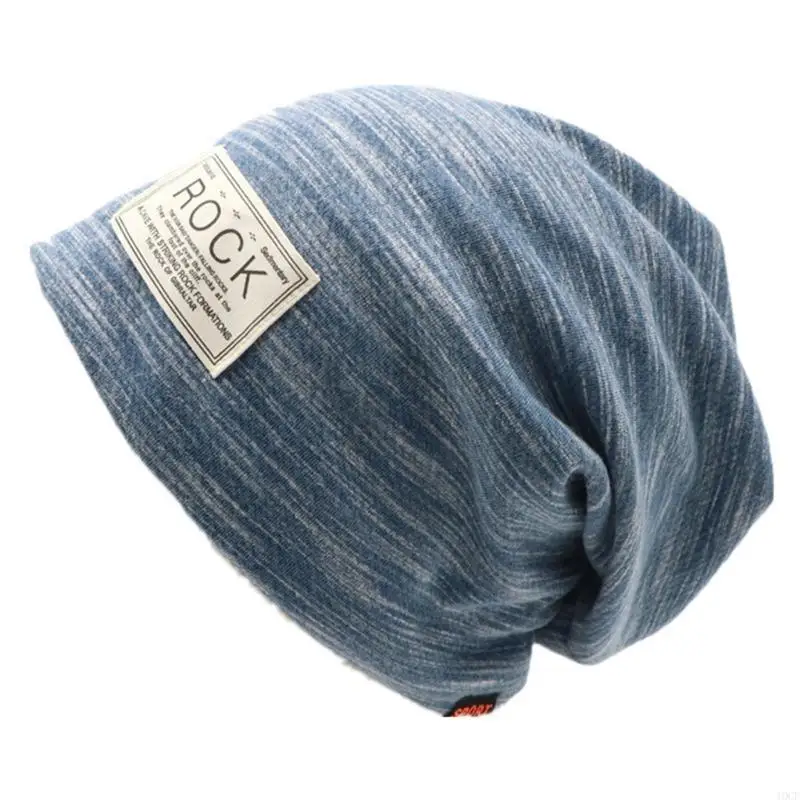 더블 레이어 플러스 플리스 코튼 모자 비니 남성 라이닝 니트 따뜻한 두꺼운 모자