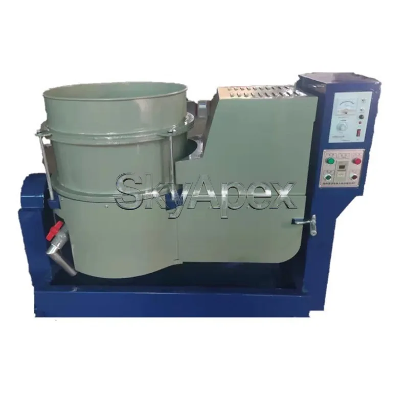 120L Vortex Polishing Machine 50L Water Flow Finishing Machine Rotary Vortex Deburring Grinding Equipment