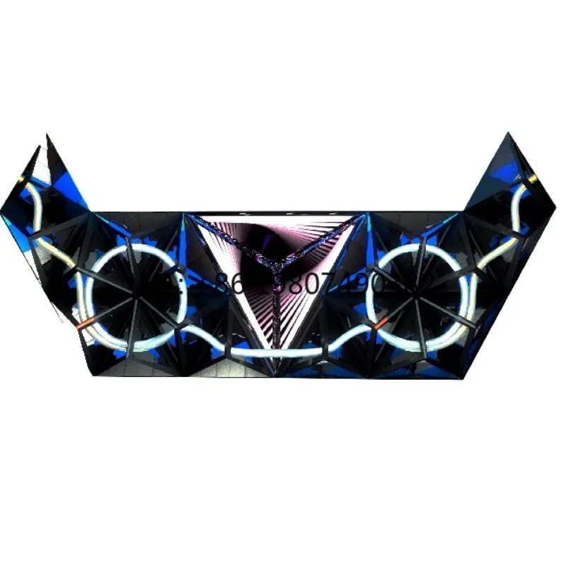 

Custom Full Color LED DJ Booth Screen Flexible Stage LED Display For Party Club Event Performance Use