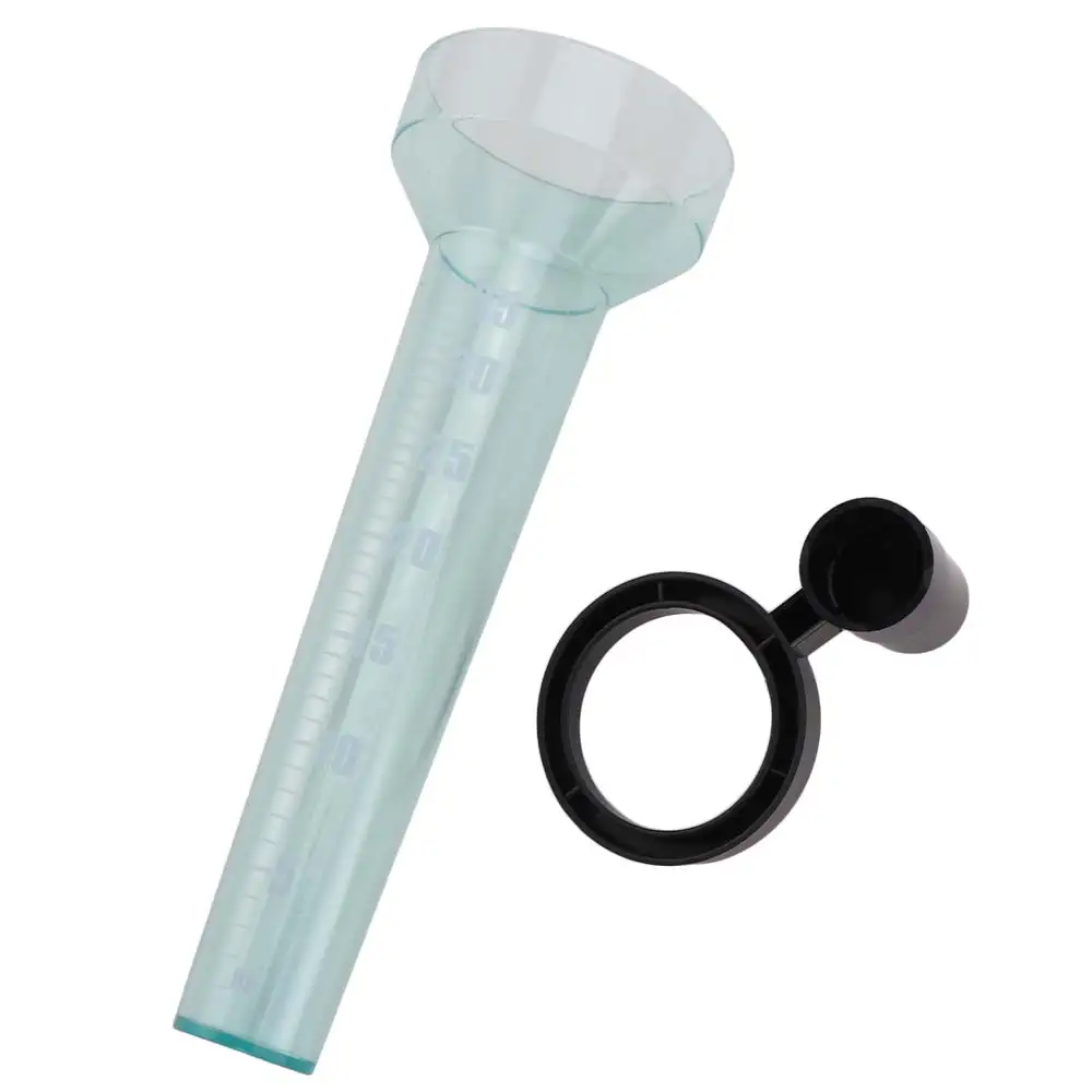 Portable Gardening Rainwater Meter Plastic with Scale Rain Measurement Tool Accurate Manual Measurement Rain Gauge Cup
