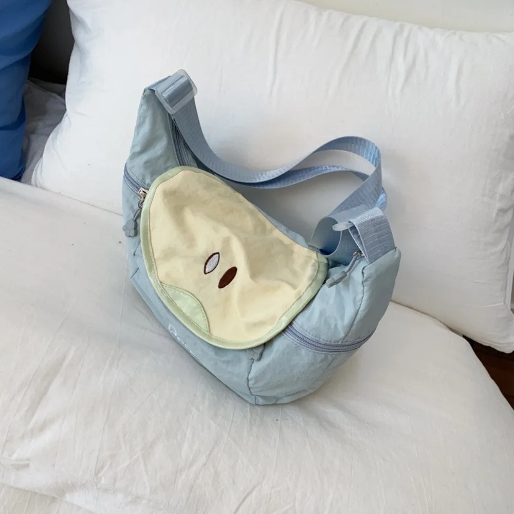 

Korean Style Nylon Shoulder Bag Creative Large Capacity Fruit Shape Crossbody Bag Lightweight Tote Bag Cloth Messenger Bag