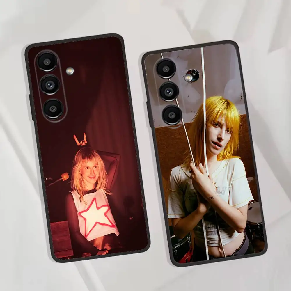 H-Hayley W-Williams Ceiling Phone Case For Samsung Galaxy A13,21s,22,31,32,52,53,71,80,A91 Soft Black Shell