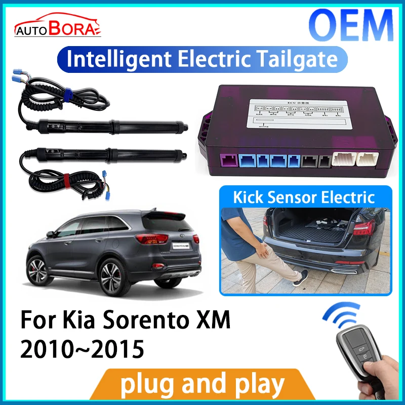 ZhuCamX Intelligent Electric Tailgate Automatic Lifting Kit Remote Control Opener Trunk for Kia Sorento XM 2010~2015