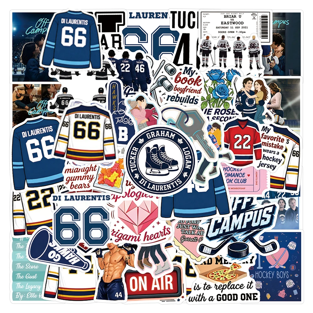 10/30/54pcs American TV Series Off Campus Stickers for Laptop Phone Luggage Waterproof Cool Cartoon DIY Sticker Toys Gifts