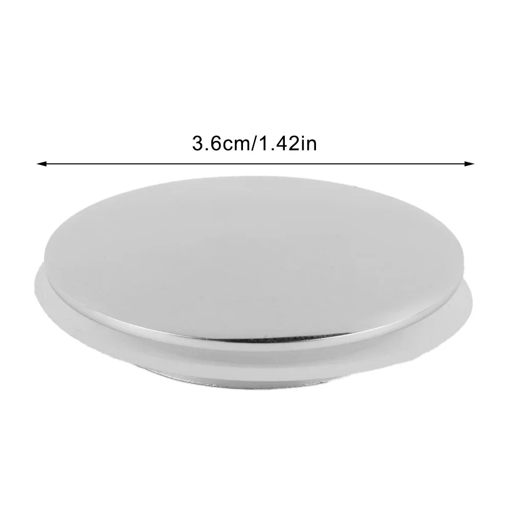 36mm Basin Waste Pop-Up Sink Plug Cap Click Clack Push Button Sink Up Drain Stopper Drainer Cover Bathroom Accessories