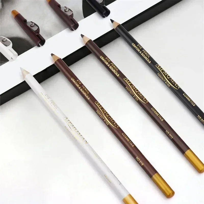 Augenbrauenstift für Männer, Bartkante, Haaransatz, Rasiermesser, Spur, Friseurform, Zubehör mit Anspitzer, Haaransatz, Stift, Make-up