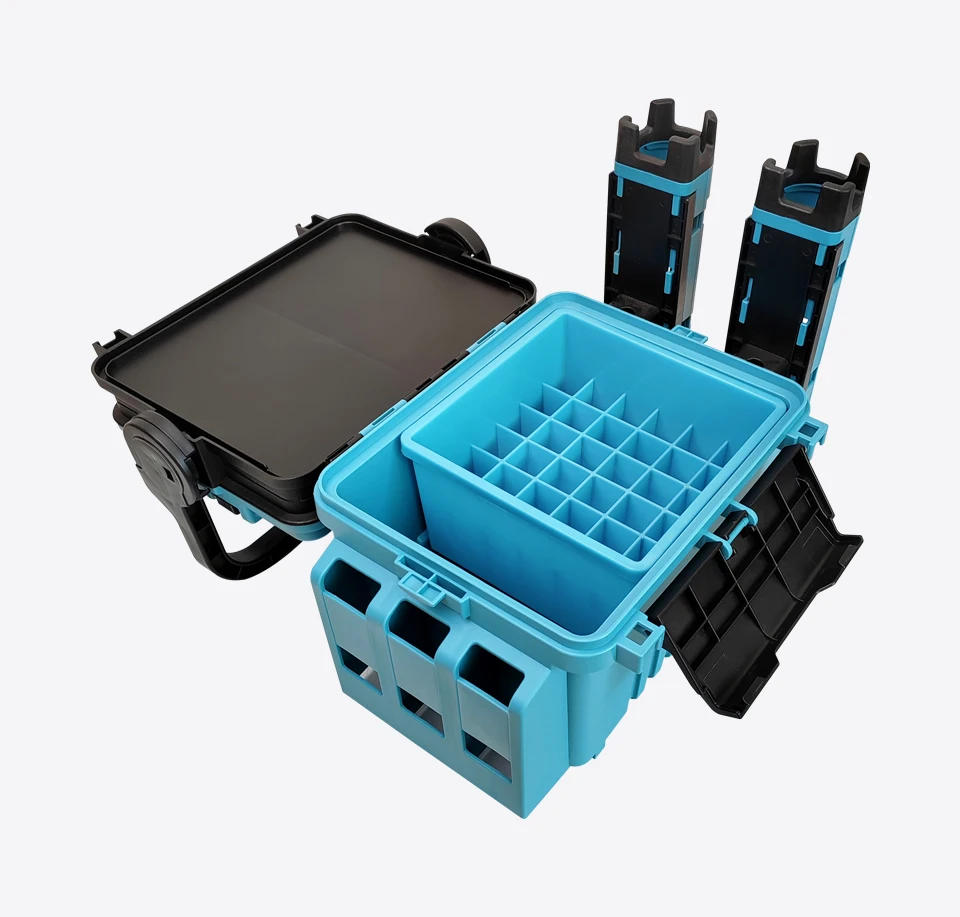 Leuchtende Angeln Lagerung Boxen Tintenfisch Jig Harten Köder Container Egi Box Kunststoff Organizer Locken Werkzeug Lagerung Fall Angelgerät – Detail 10