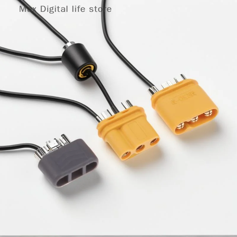 5 pares Amass MR30 conector macho hembra con carcasa de vaina para batería Lipo RC accesorios de avión multicóptero
