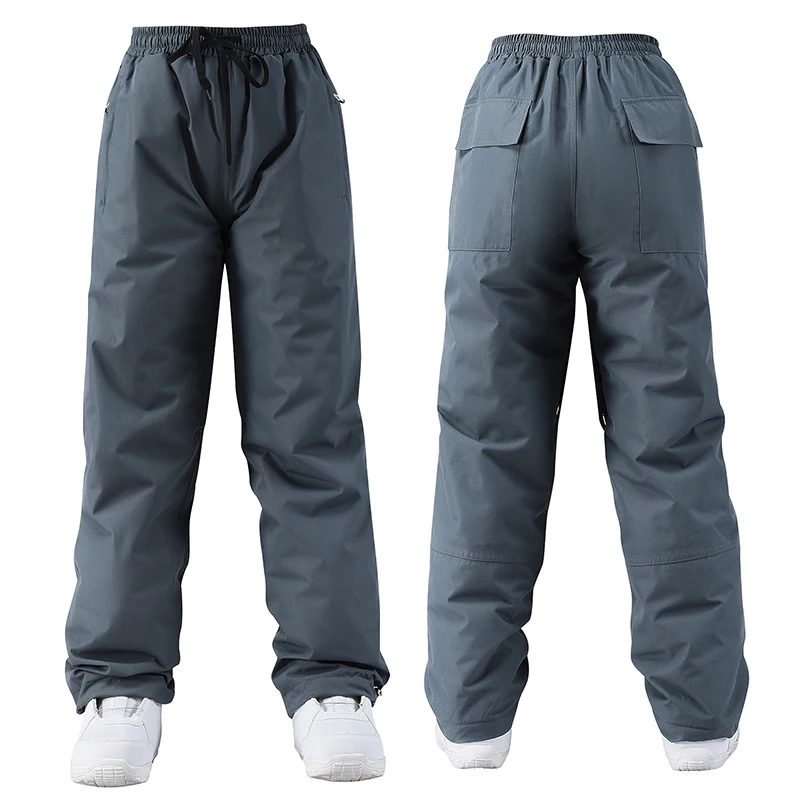 Pantalones de nieve con protección de cintura, ropa de esquí, traje de esquí, pantalones de Snowboard para hombres y mujeres