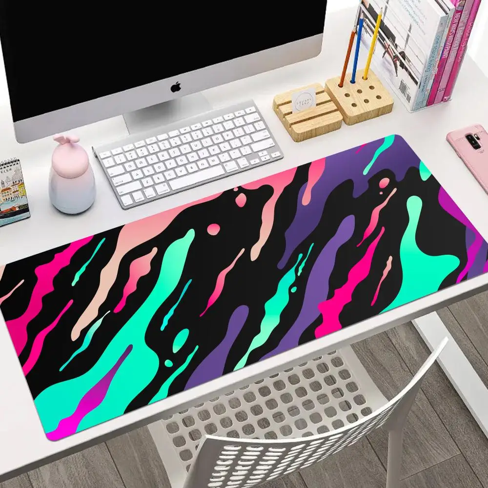 Pads Desktop Texture Mouse Accessories Desk Mats Pad Office Laptop Large Keyboard Abstract Fashion Luxury Liquid Computer Gamer