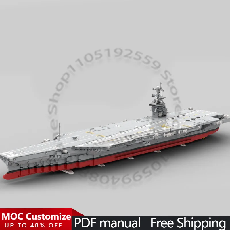

4980 PCS War series USS Enterprise (CVN-80) MOC Customize Modular Building Block Brick Educational Design DIY Toy Birthday Gift