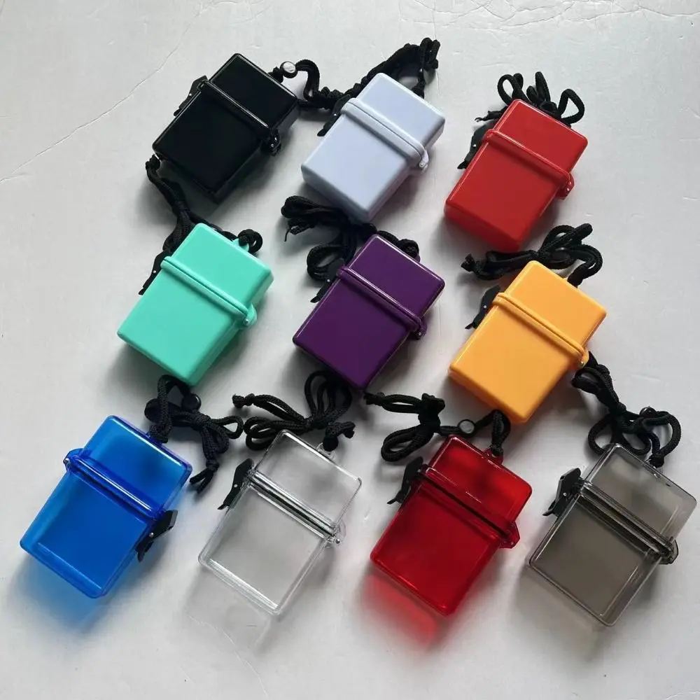 Waterproof Photocards Storage Box New Sealed Kpop Idol Album Case Portable Card Sleeve Photo Card Holder Container
