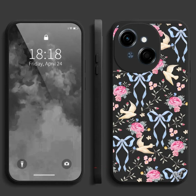 Casing For Tecno POP 9 Spark GO 1 GO 2025 Girls Pattern Printing Stylish Design Back Cover