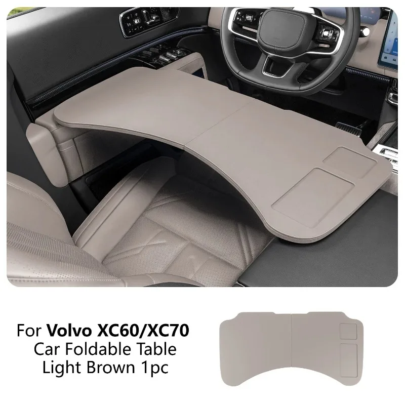 For Volvo XC60/XC70 Car Foldable Table Passenger Seat Desk Portable Office Tray Interior Modification Protector Accessories view 6