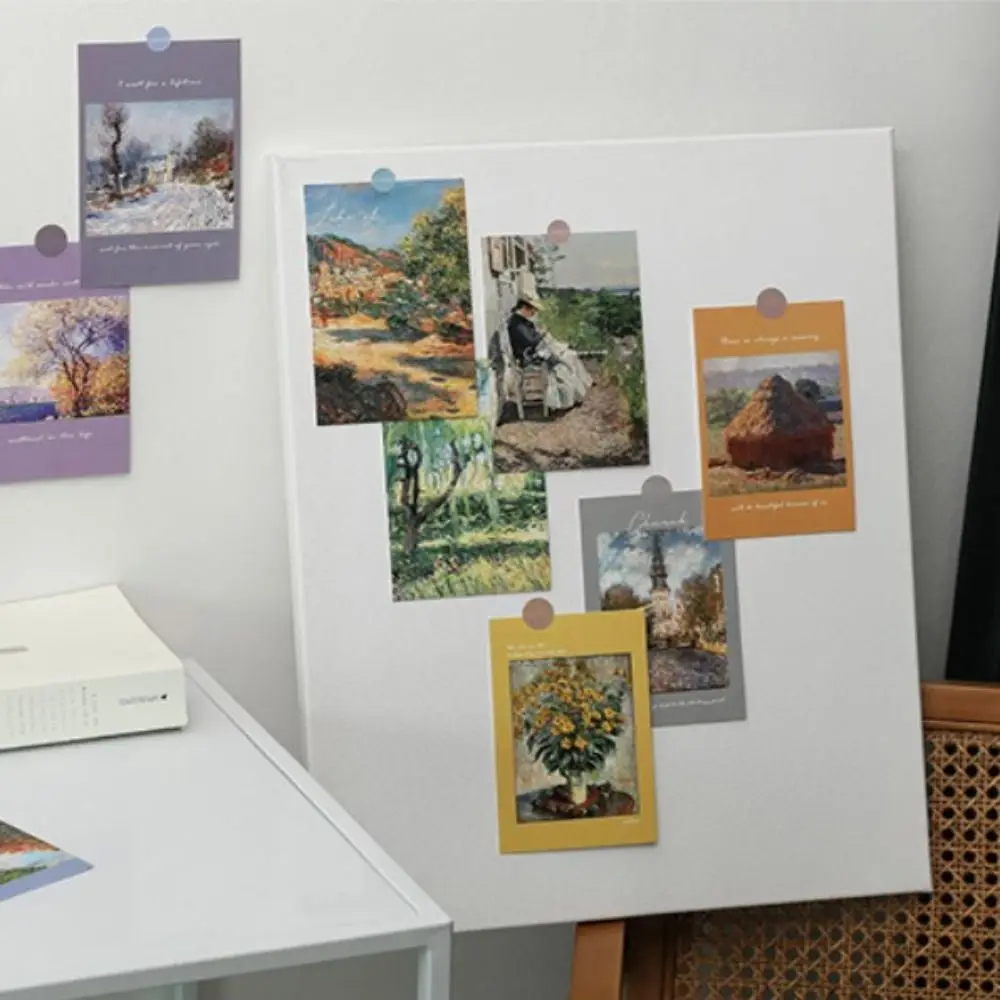 15ชิ้นการ์ดตกแต่งโปสการ์ดศิลปะทิวทัศน์สติกเกอร์ติดผนังแบบทำมือของตกแต่งพื้นหลังอุปกรณ์ประกอบฉากการถ่ายภาพเครื่องเขียน