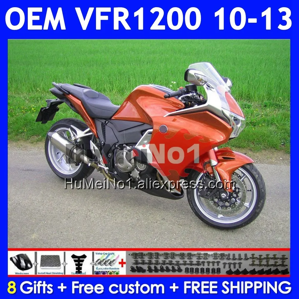 Injection For HONDA Crosstourer VFR 1200 VFR1200 Hot Orange RR CC 71No.101 VFR1200RR 10 11 12 13 2010 2011 2012 2013 Fairings