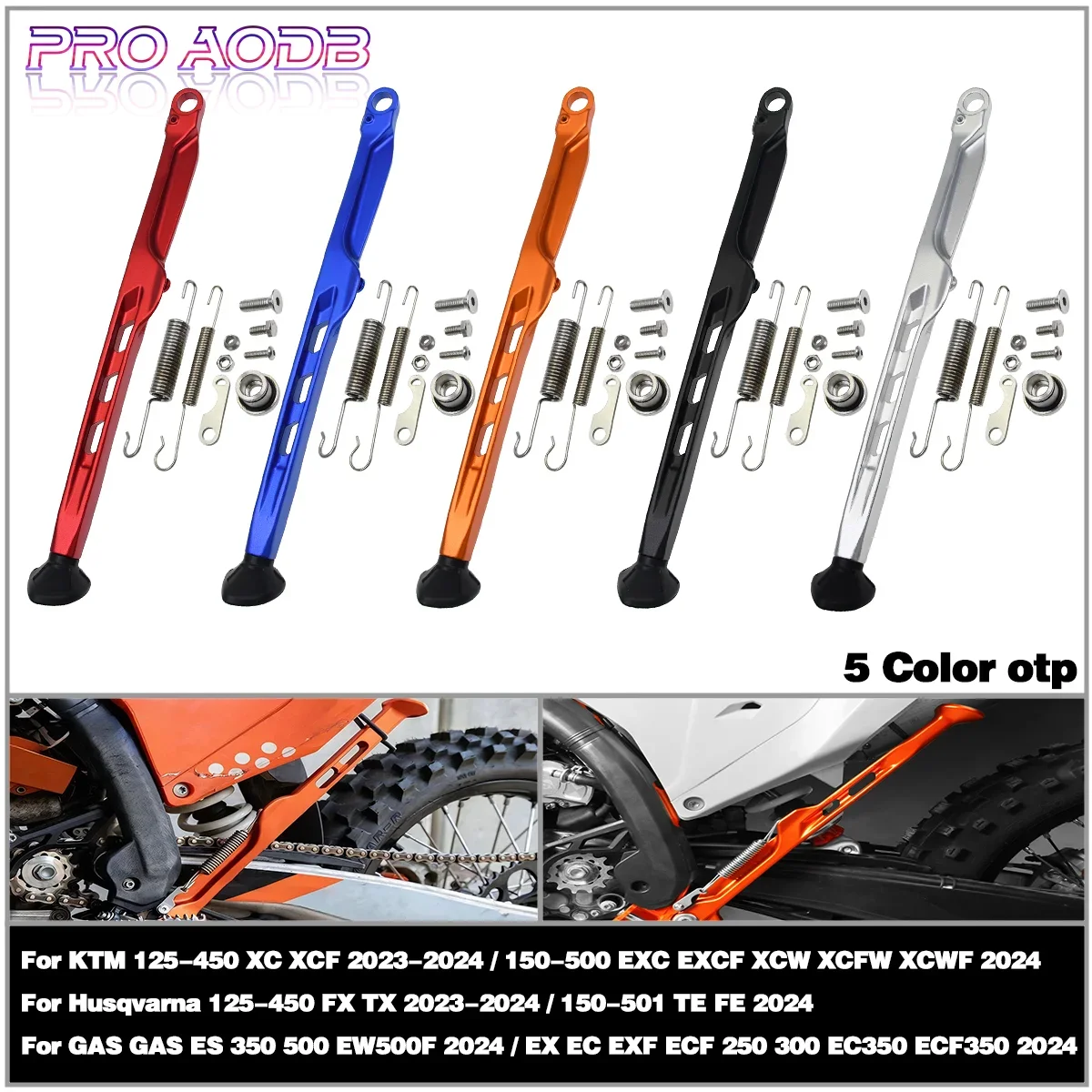 

Kickstand Side Stand Spring Kit For KTM Husqvarna GasGas XC XCF EXC EXCF XCW XCFW XCWF TX FX TE FE EC EX 125 150 250 300 350 450