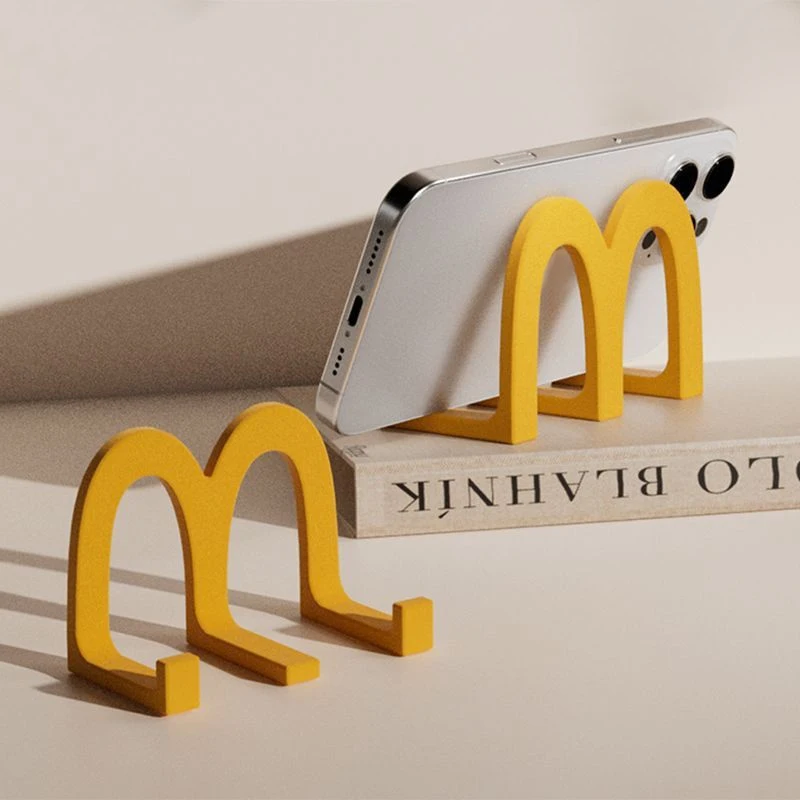 1PCS Cute McDonald's Phone Holder Rack For IPhone For Huawei Xiaomi OPPO OnePlus Smart Phone Stand Bracket