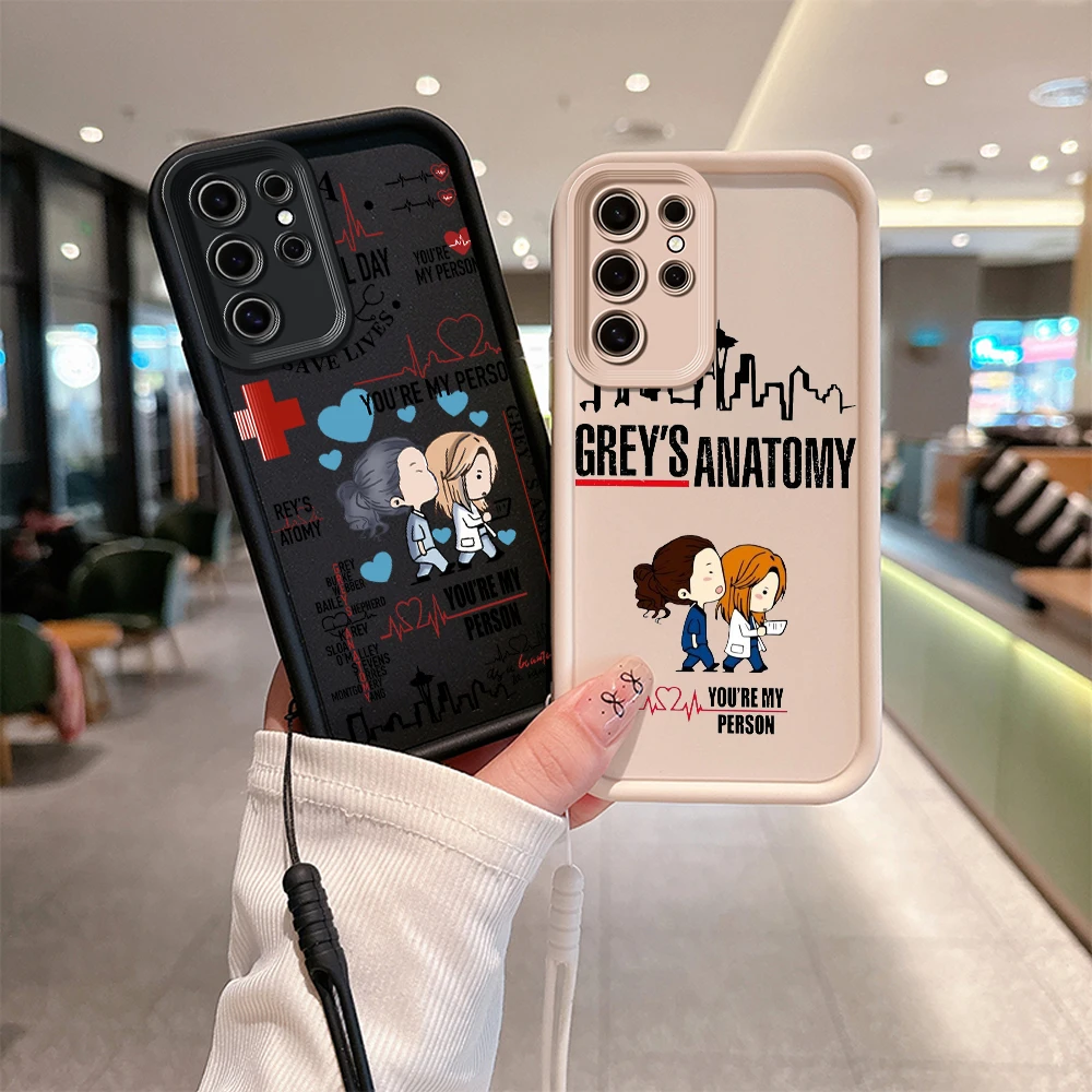 

Greys Anatomy You Are My Person Phone Case For Samsung A03 A04 A05S A10S A11 A12 A20S A21S A13 A14 A54 Cover With Hand Strap
