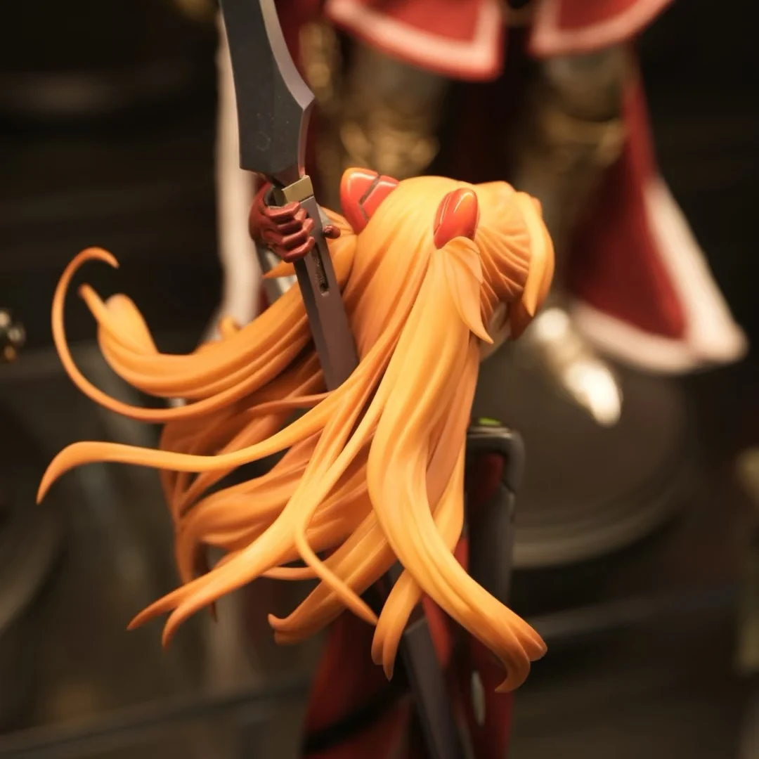 بدلة معركة حمراء على شكل شخصية أنيمي إيفانجيليون إيفا زخرفة مصورة من القرن الجديد لعبة شخصيات الحركة القابلة للجمع هدية