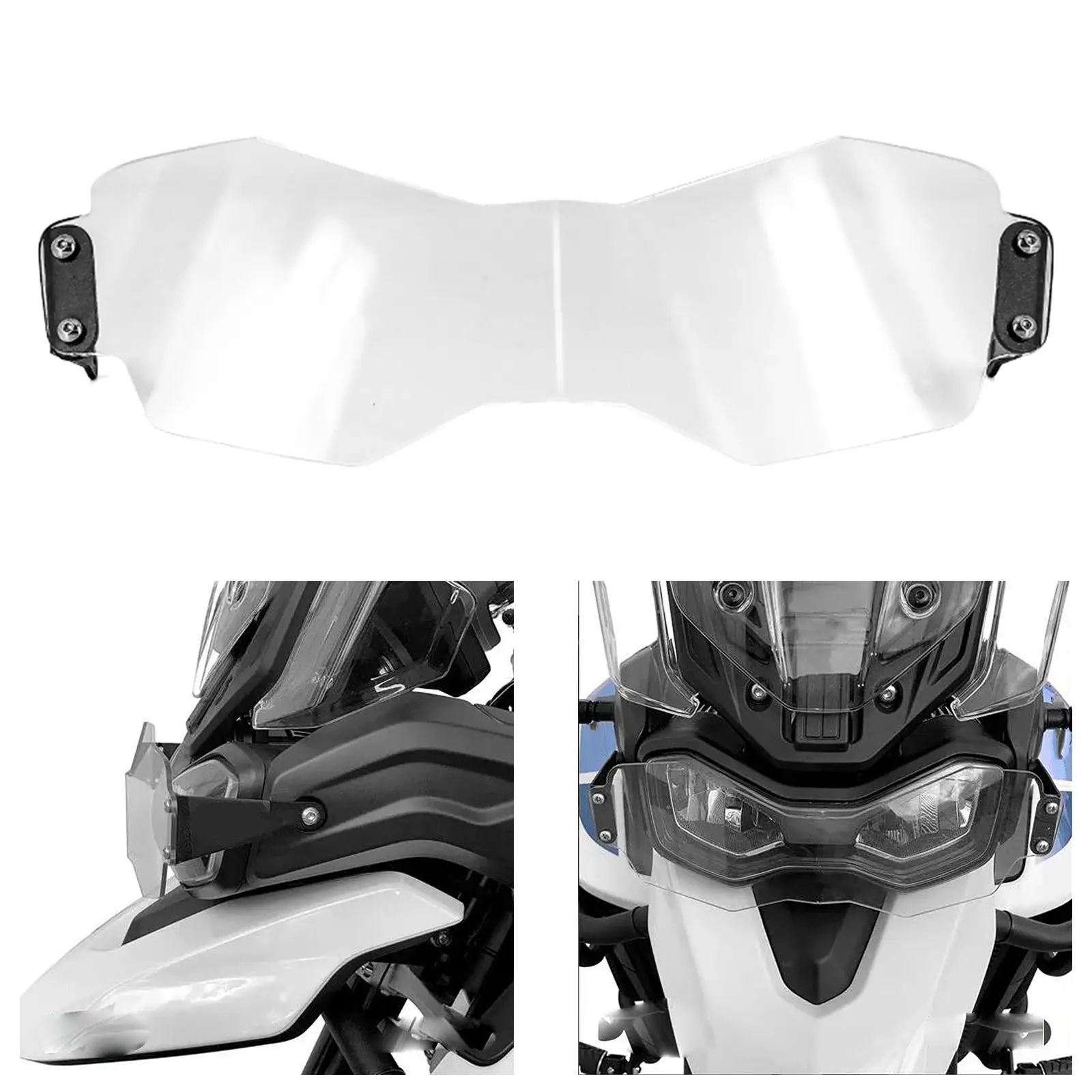 

Acrylic Motorcycle Headlight Protector Guard Cover Fits for 900 20-22
