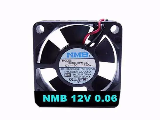 

NMB-MAT 1404KL-04W-B30 DC 12V 0.04A 35x35x10mm 2-Wire Server Cooling Fan