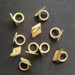 Pièces de rechange pour saxophone alto, laiton non peint, 5 pièces