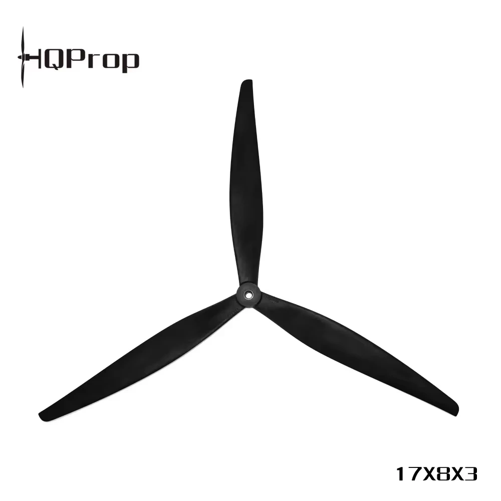 2 pairs HQProp 17X8X3 3 blad Propeller CW /CCW Black-Glass Fiber Reinforced Nylon Propeller 17 Inch Prop  For RC FPV Drone Parts