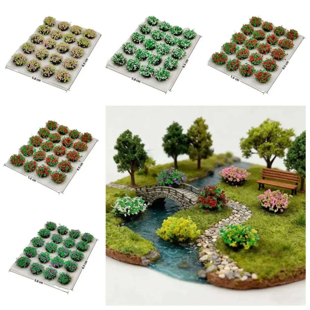 5mm DIY Miniature Architectural Flower Clusters Grass Clusters Landscape Scene Making Diy Architectural Details