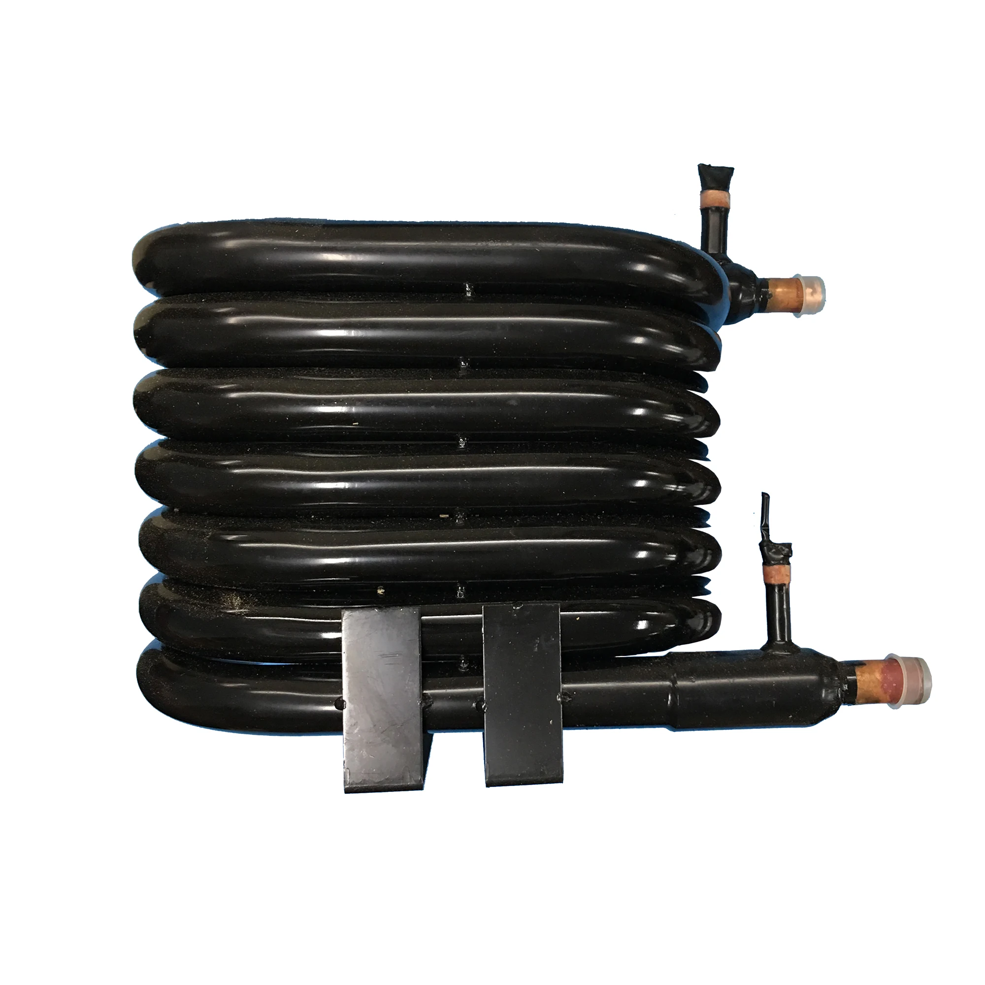 3.5HP coaxial tube coil condenser of heat pump is an internal heat transfer enhancement and counter flow of a double-pipe HEX