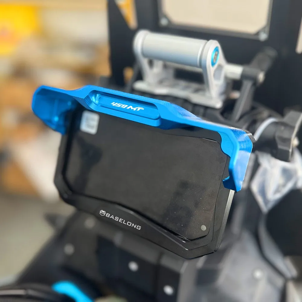 

2025 For CFMOTO 450 MT 450MT Ibex 450 CNC TFT Guard with sun visor Meter Frame Cover Screen Glare Shield Guard Ibex450 2024 2026